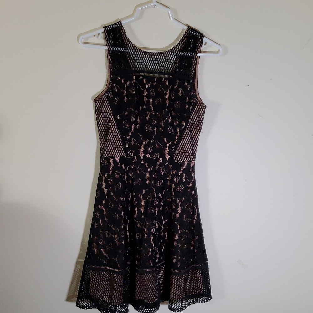 Black Swan Lace Sleeveless  Mini Dress Size 8